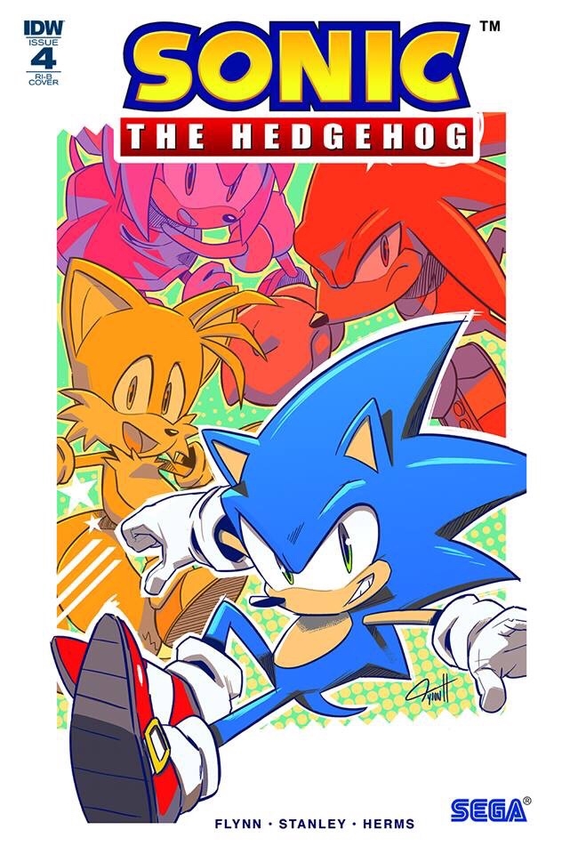Sonic The Hedgehog #4 RI-B