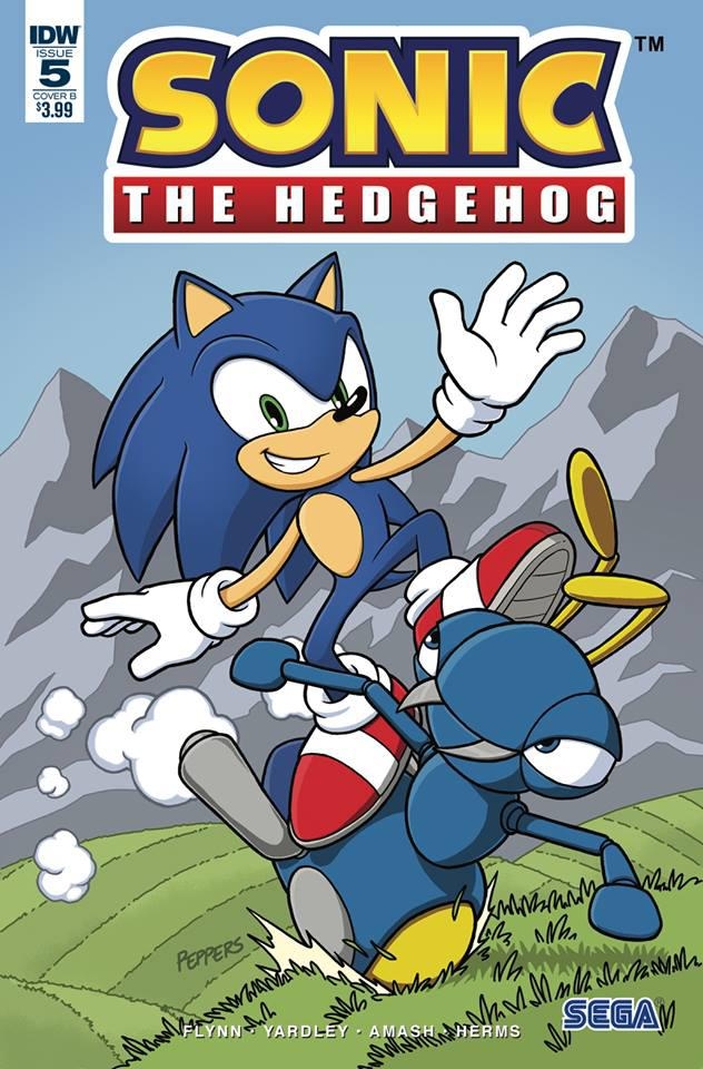 Sonic The Hedgehog #5 Cover B