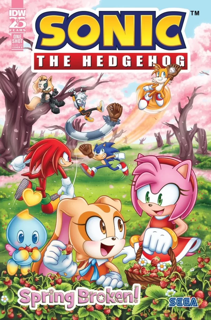 Sonic the Hedgehog: Spring Broken Cover B